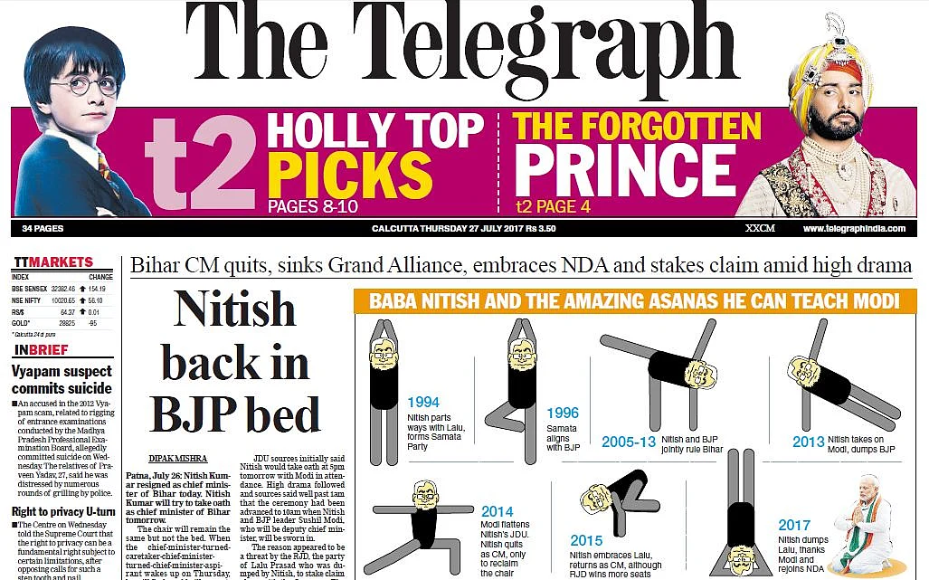 BJP Wins, But Nitish Has Much to Lose: Editorials on Bihar Crisis