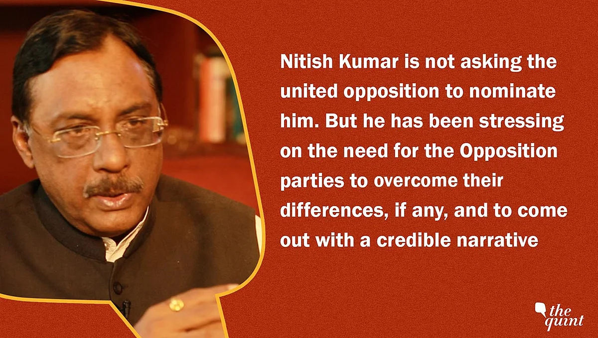 Nitish Is Not Leaving the Bihar Alliance: Pavan Varma to The Quint