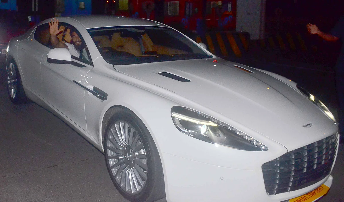 Ranveer takes his new baby out for a spin.