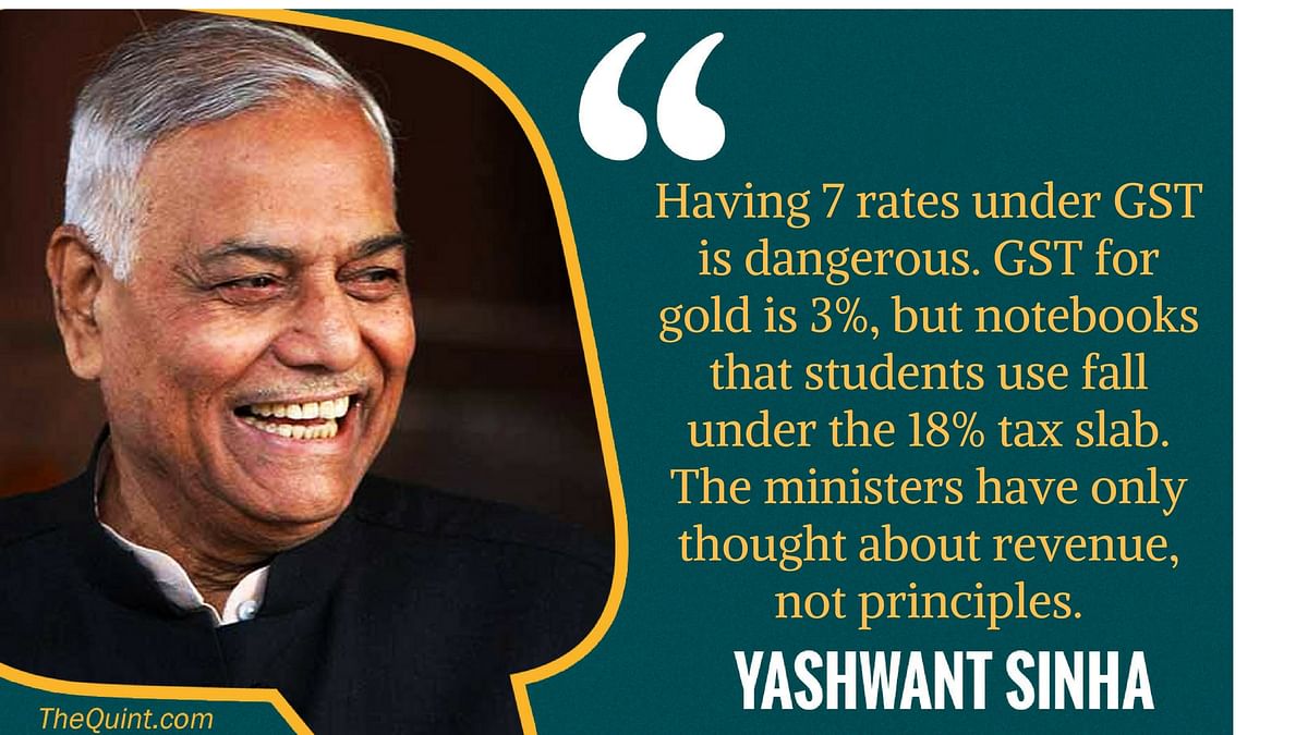 In an exclusive chat with The Quint, Yashwant Sinha shared his thoughts on Kashmir, GST and other issues.
