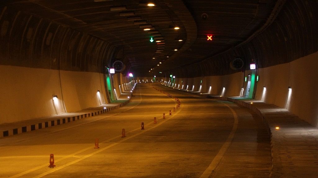 An image of the Chenani-Nashri tunnel, India’s longest road tunnel built on the Jammu and Kashmir highway. Image used for representation.&nbsp;