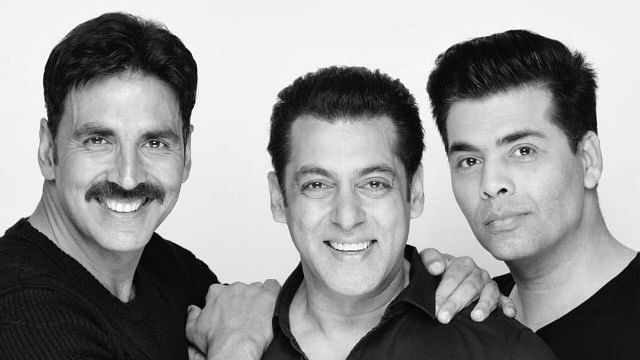 Akshay Kumar, Salman Khan and Karan Johar.&nbsp;