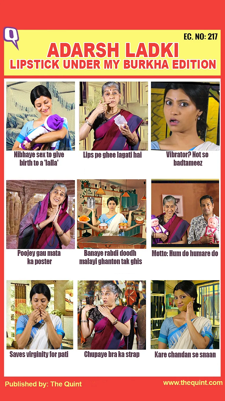 <i>“Adarsh Ladki”</i> ki <i>paribhasha</i> in society’s <i>bhasha</i> 
