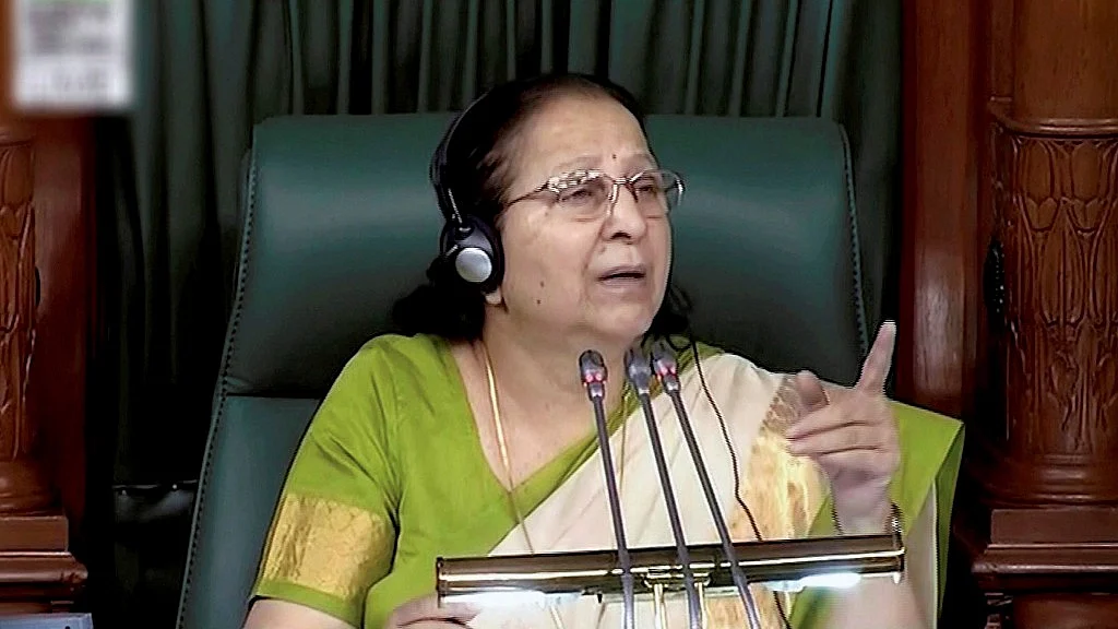 Lok Sabha Speaker Sumitra Mahajan. 