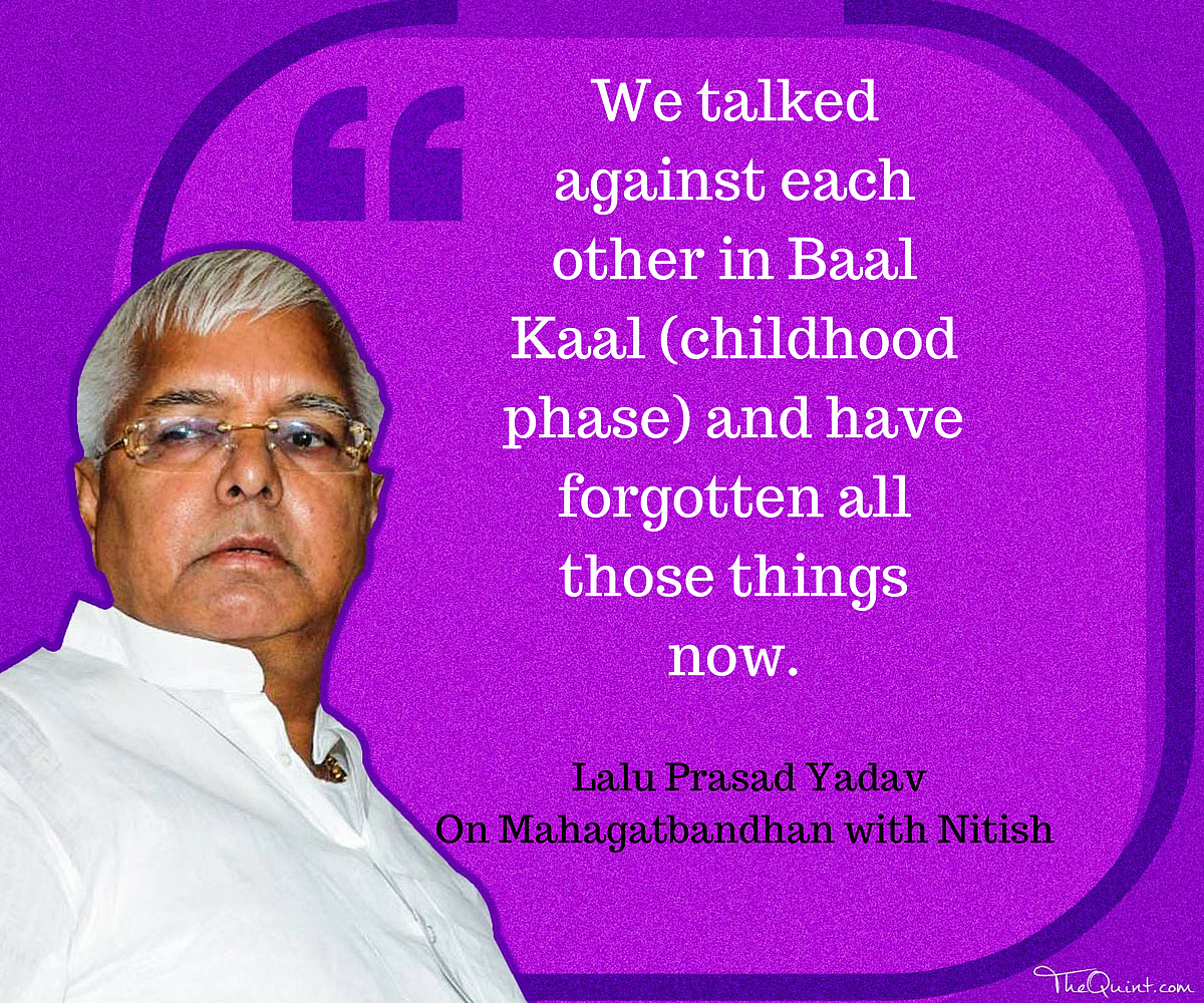 Timeline: Tracing Nitish & Lalu’s Love-Hate Relationship