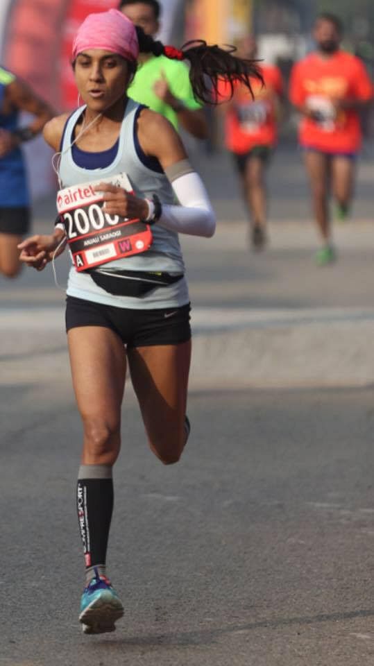 

Anjali Saraogi, 43, is the first Indian woman to complete the world’s oldest annual ultra-marathon.