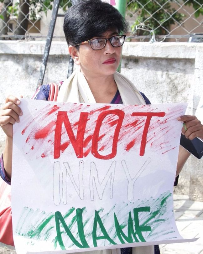 ‘Not in my name’ protests reach Gujarat as activists condemn killing in the name of the cow.