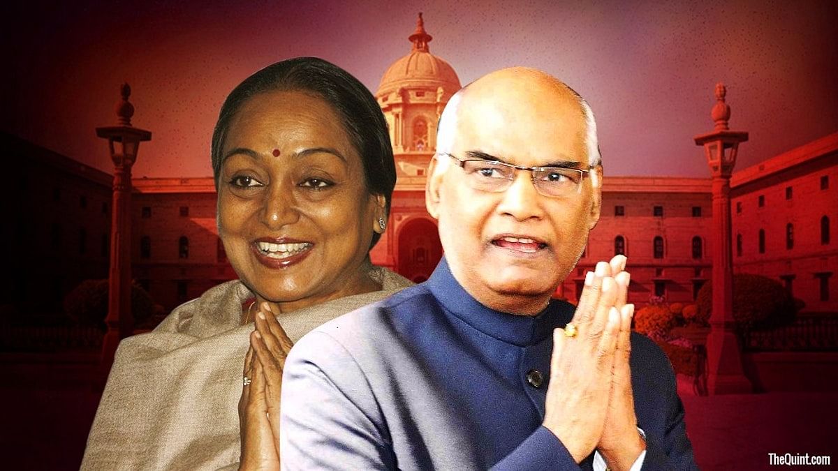 Opposition’s candidate Meira Kumar and NDA’s Ram Nath Kovind.