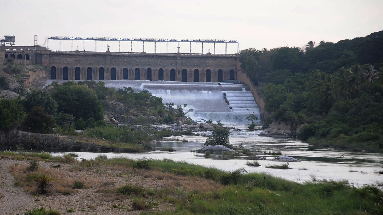 Karnataka’s Cauvery basin reservoirs. (Photo: IANS)&nbsp;