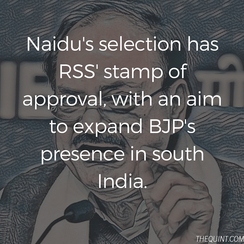 Naidu’s victory is a foregone conclusion as the NDA has overwhelming majority in the electoral college.