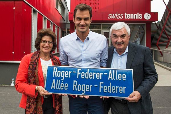 Thoughts and wishes from Roger Federer’s hometown in Switzerland, Basel, on the day of his 11th Wimbledon final. 