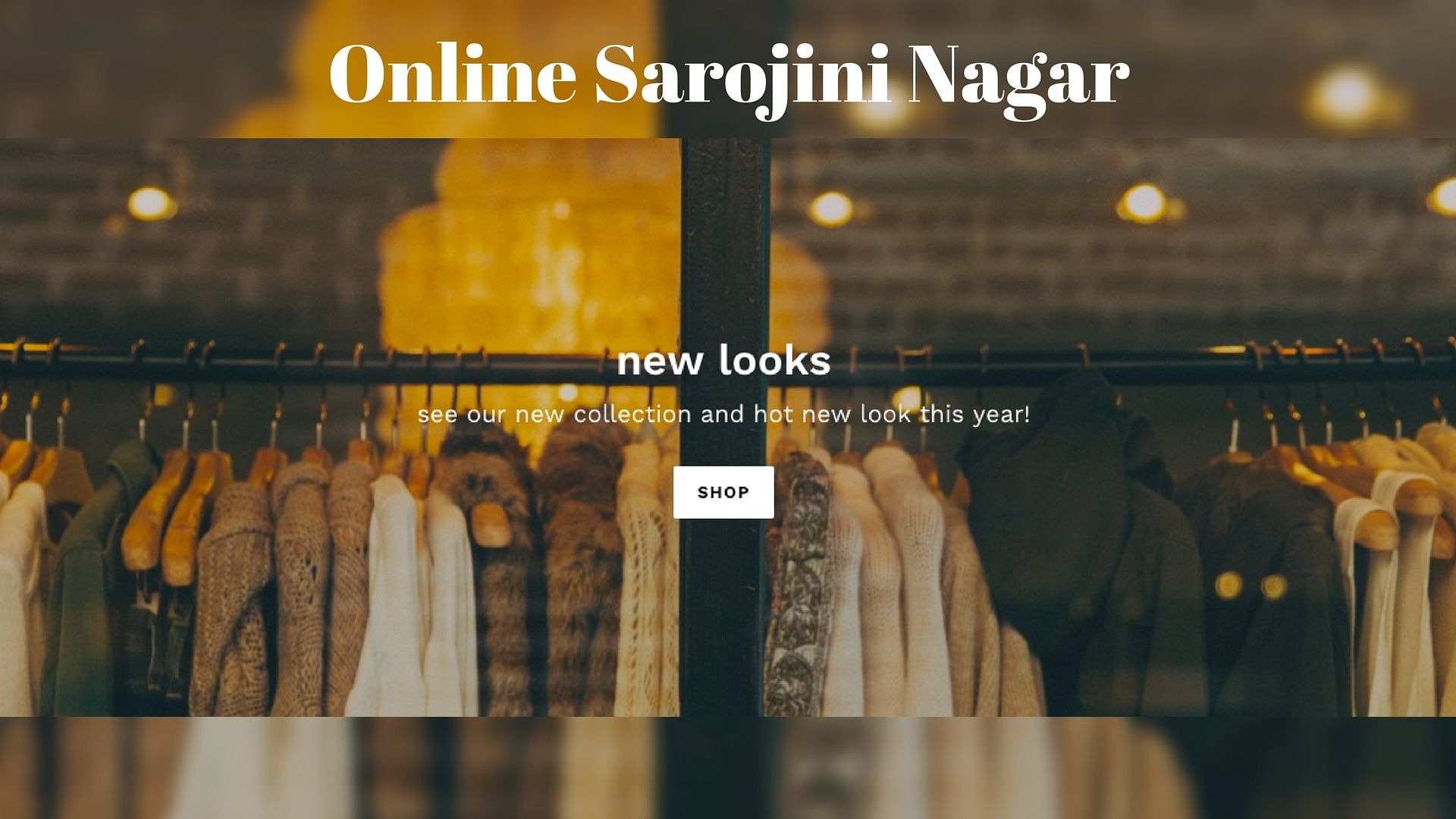 Sarojini Nagar is online now.