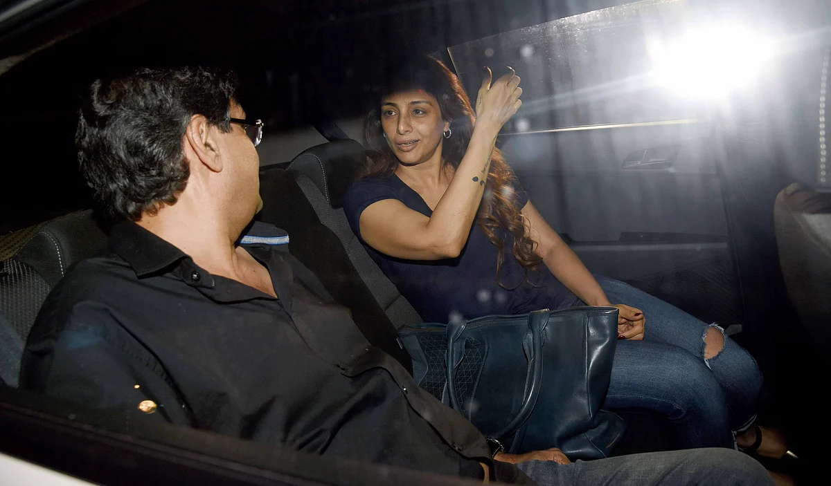 Actress Tabu was spotted at the <i>Mom </i>screening.