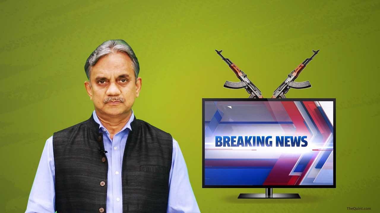 In Breaking Views, Sanjay Pugalia analyses the coverage of English news channels.(Photo: <b>The Quint</b>/Liju Joseph) &nbsp;