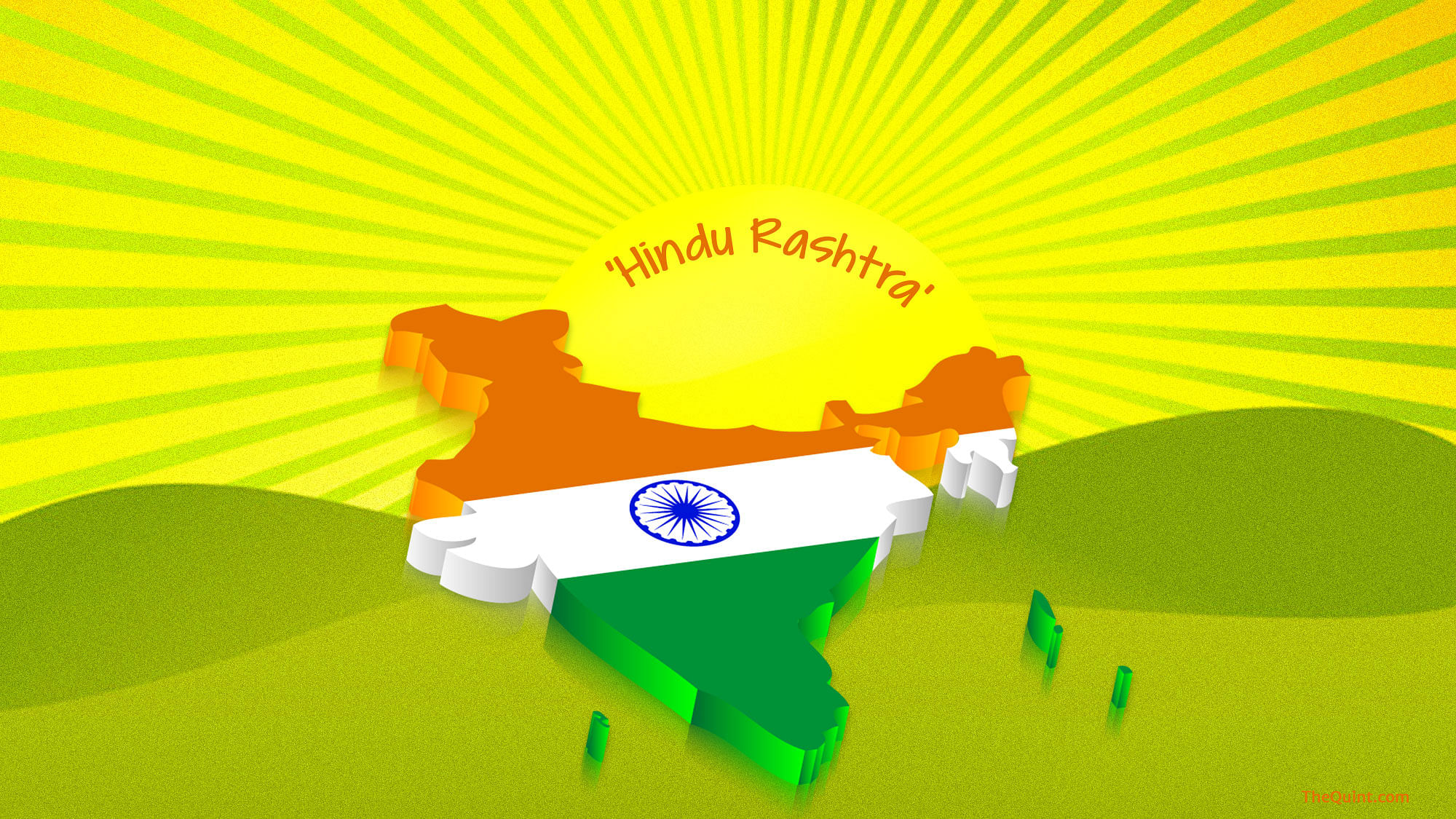 Negative energy out, Hindu Rashtra in!&nbsp;