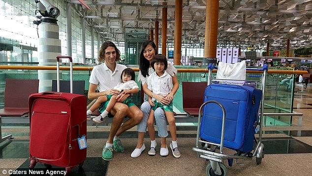 Family Uses Plastic Card to Travel the World for Free