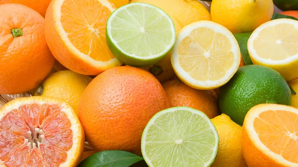 Citrus fruits such as orange, lemon are great stress-relievers. 