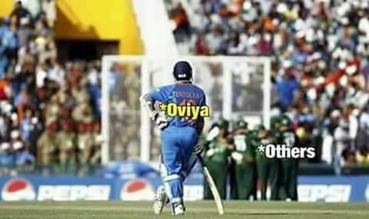 A meme on how Oviya stands alone inside the Bigg Boss Tamil house. I wouldn’t have watched the show if I didn’t have to review it. But Oviya’s been interesting. 