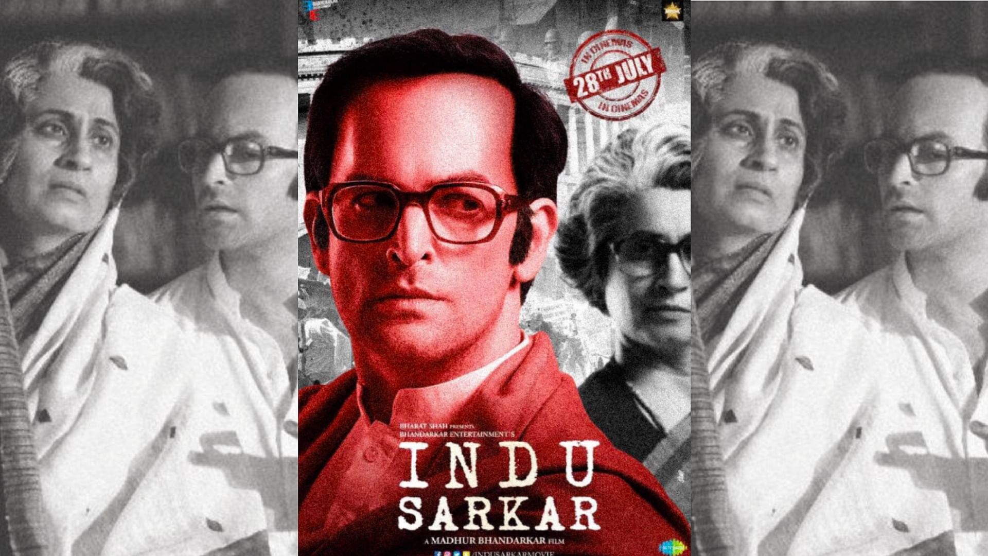  Neil Nitin Mukesh and Supriya Vinod as Sanjay and Indira Gandhi in <i>Indu Sarkar. </i>