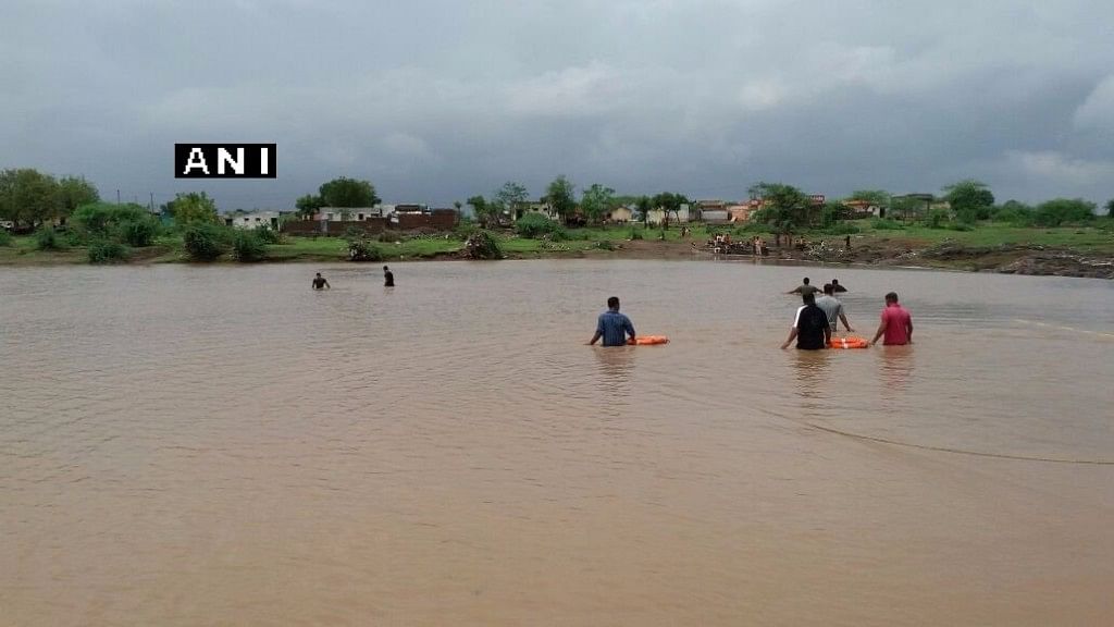 

Several districts in Gujarat were inundated due to heavy rains.