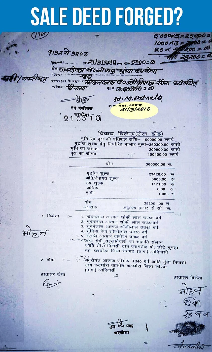 It was Sunday, on the date 21 March 2010 as shown in the sale deed above.