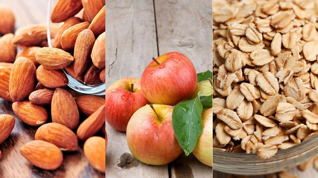 

Nuts, apples and oats are natural appetite suppressants.