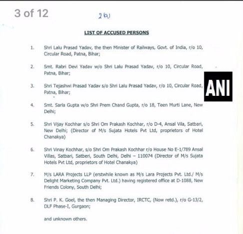 CBI conducted searches at 12 locations, including Delhi, Patna, Ranchi, Gurgaon etc.