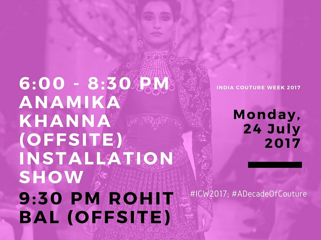 Wondering where to find the show schedule for the upcoming India Couture Week 2017? Look no more.