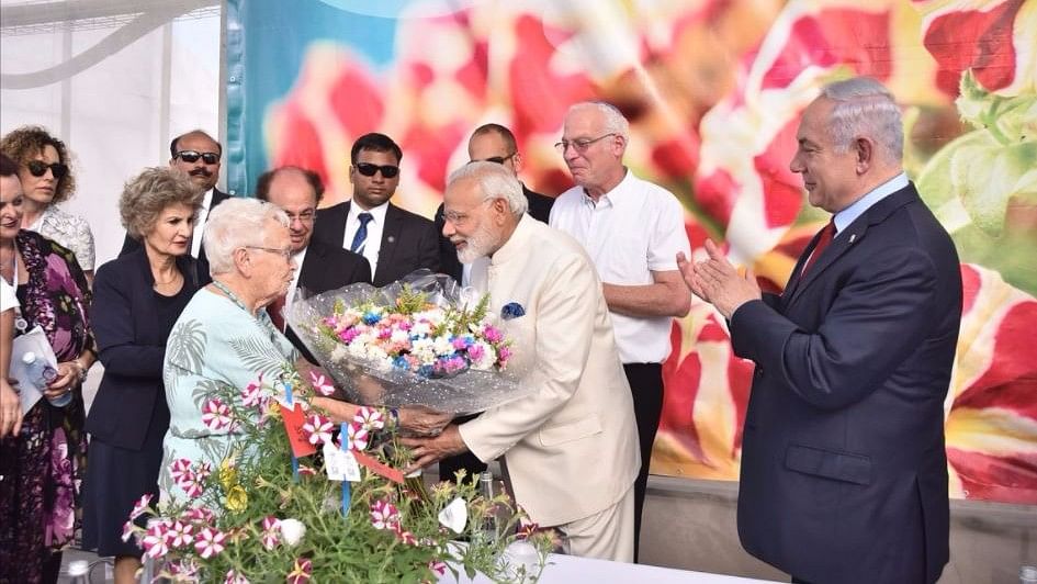 Israeli Crysanthumun flower will now be called “MODI”, officials said.