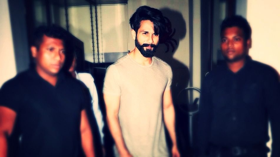 Shahid Kapoor spotted at the gym.