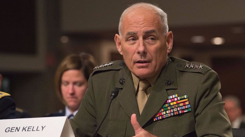 

 Homeland Security Secretary John Kelly has been named White House chief of staff.