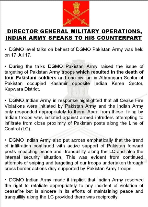 The Indian Army was retaliating strongly and effectively, Defence Ministry spokesperson said.