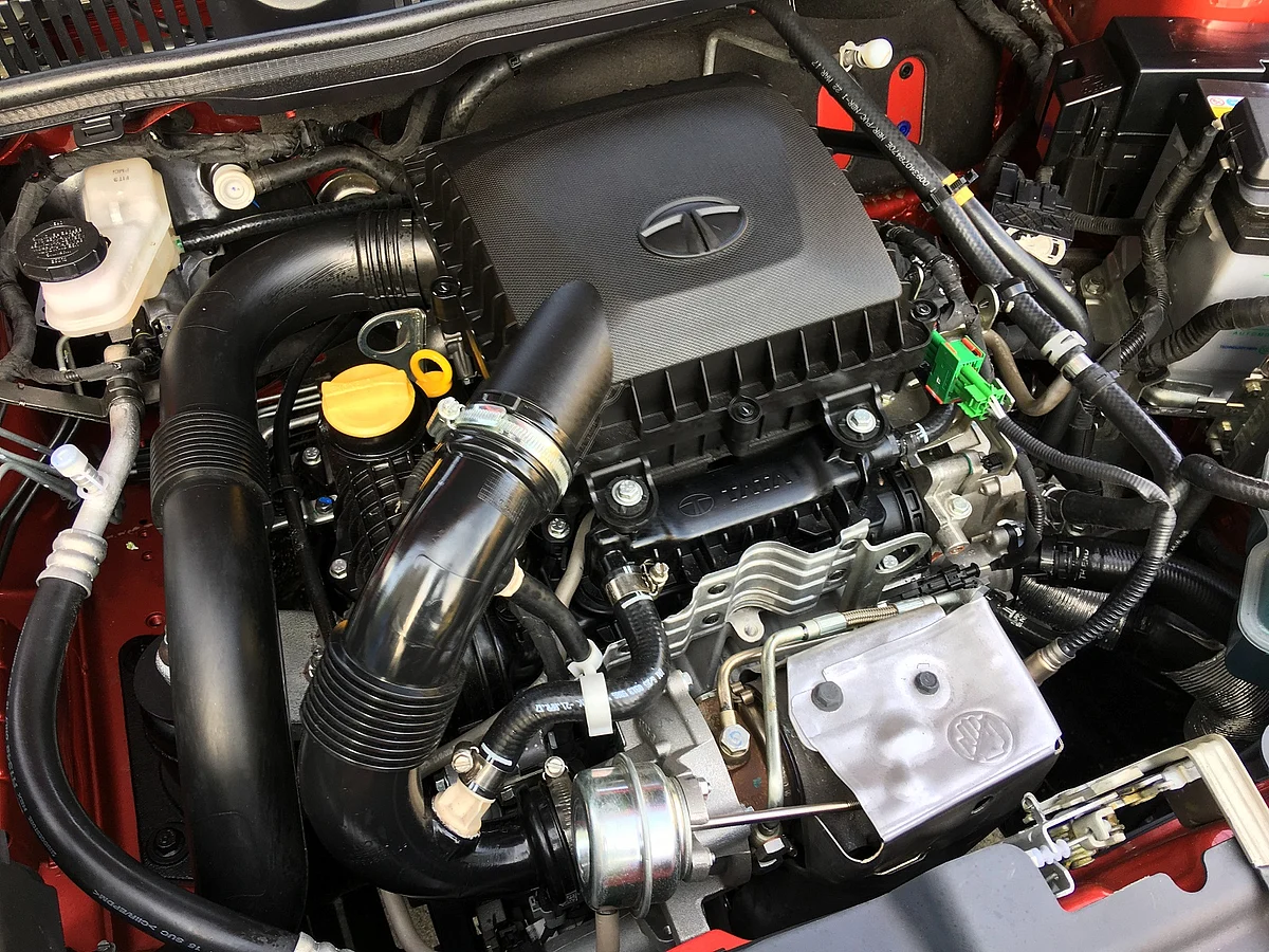 The 1.2 litre, three-cylinder, turbo-charged Revotron petrol engine in the Tata Nexon petrol model is an in-house design. 