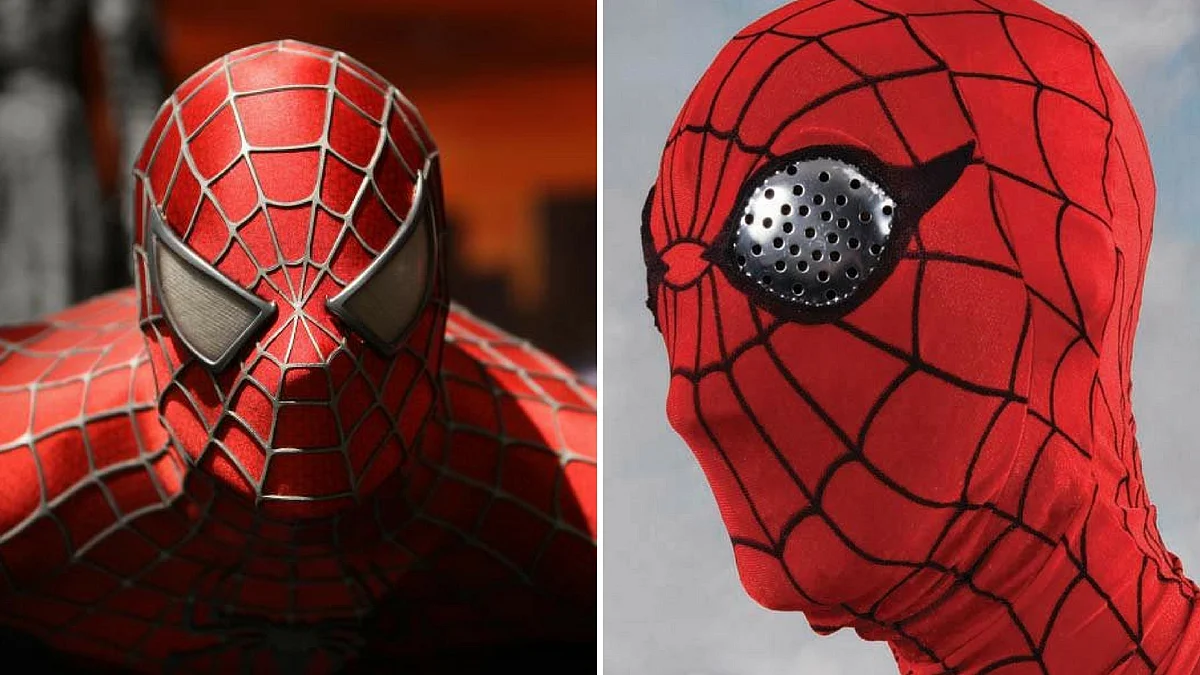 As you can see, Tobey Maguire’s Spider-Man (Left) came a long way from Nicholas Hammond’s tacky Spider-Man.