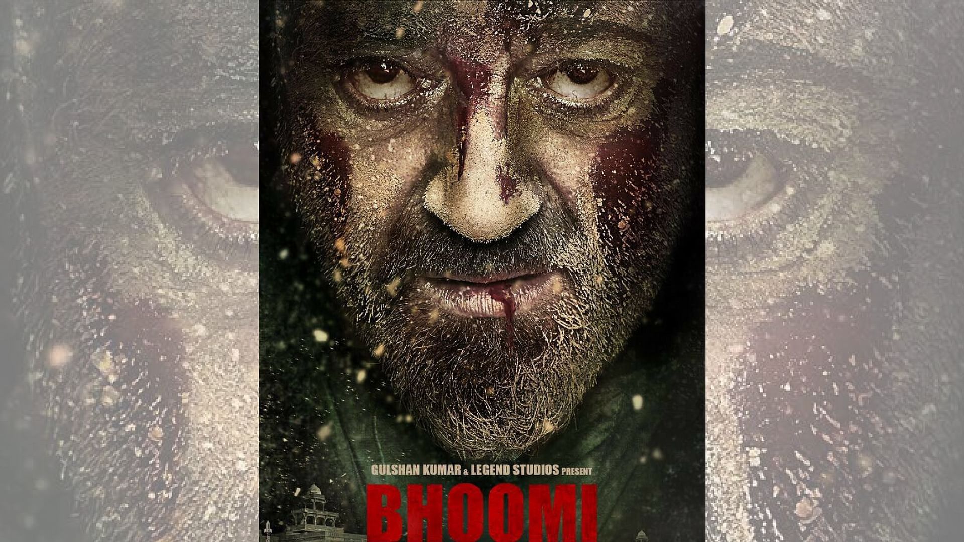

<i>Bhoomi’</i>s first poster with Sanjay Dutt.&nbsp;