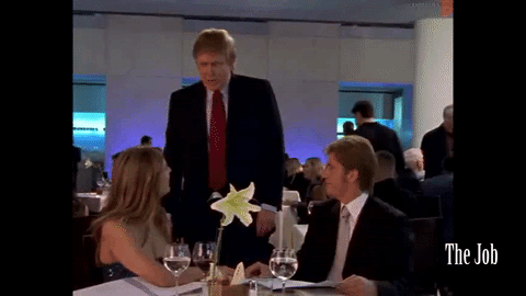 Donald Trump loves being on the screen, even if it is for a blink and miss cameo.