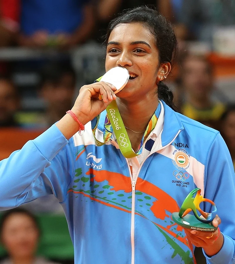 PV Sindhu clinched a silver medal at the Rio Olympics. (Photo: IANS)