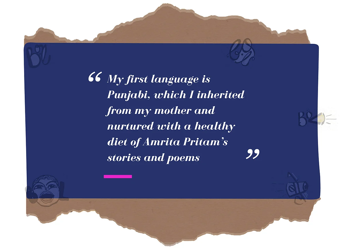 “My Hindi’s Stitched With Patches of Cultures, Just Like My India”