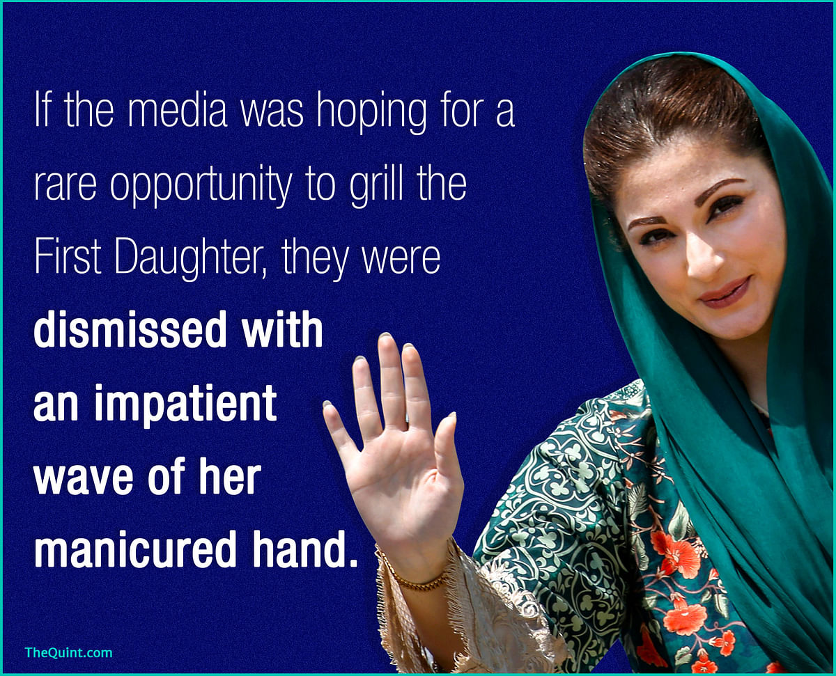 

Maryam Nawaz says she – as a daughter of the prime minister – is being used to punish her father.