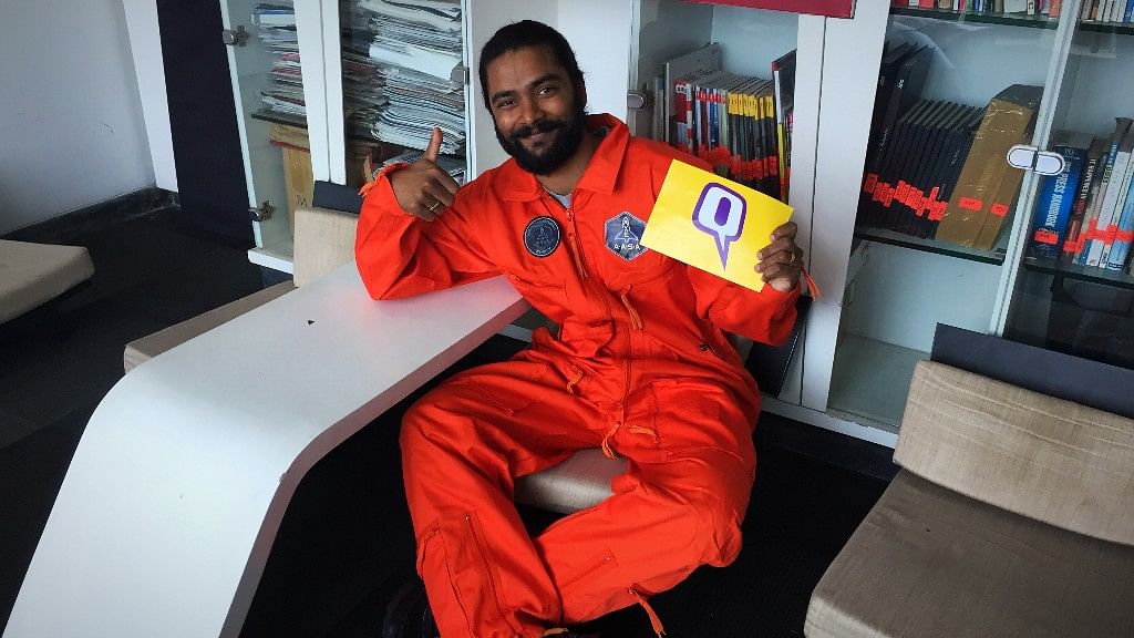 Vinay Singh is going to space.
