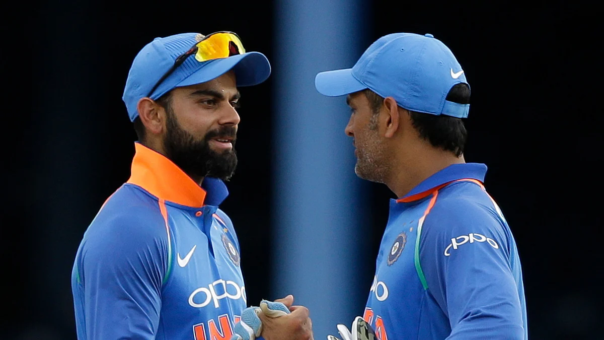 Virat Kohli and MS Dhoni.