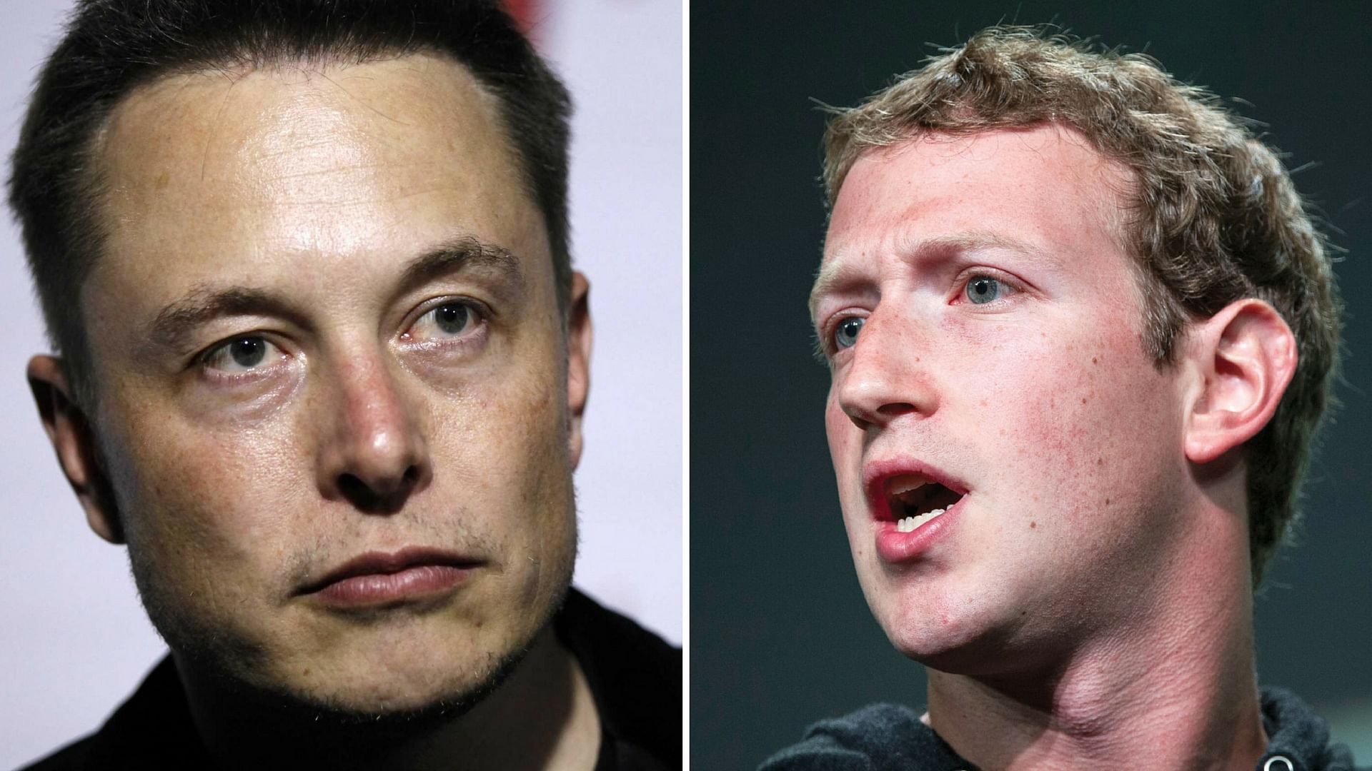Elon Musk (left) and Mark Zuckerberg (right) have strong words to say.&nbsp;