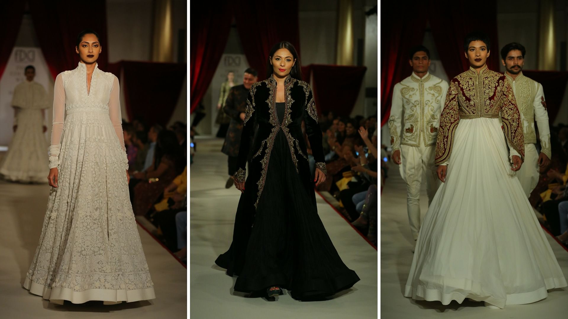 Rohit Bal set the ball rolling for the 10th India Couture Week with his cheeky opulence.&nbsp;