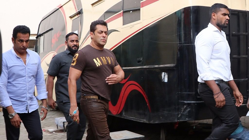 Salman Khan at film promotions.&nbsp;