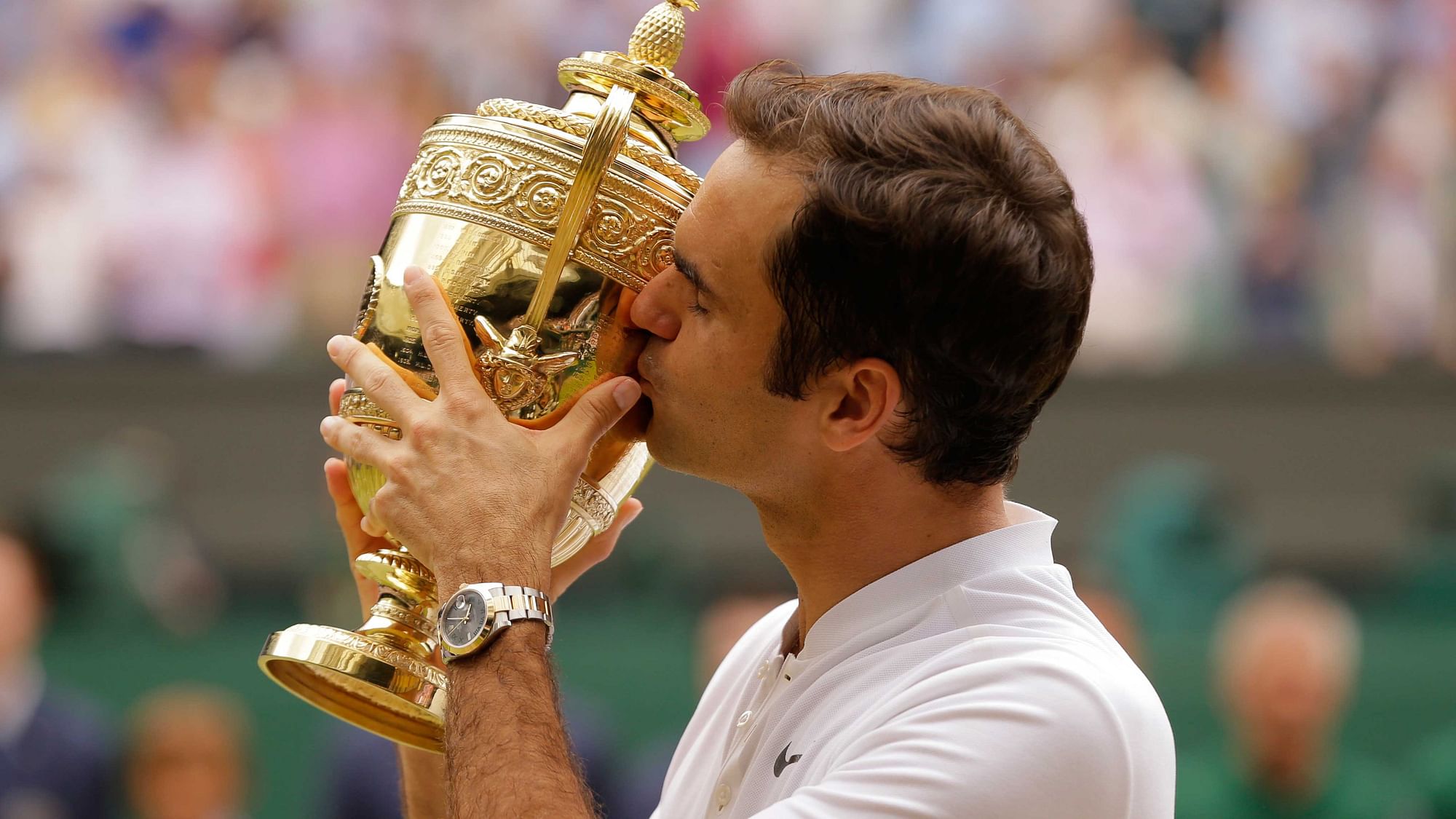 Roger Federer won his eighth Wimbledon title, beating Marin Cilic in the final.&nbsp;