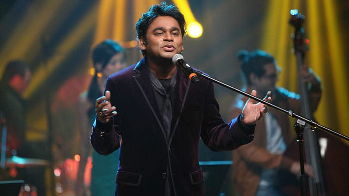 AR Rahman performing at a concert.&nbsp;