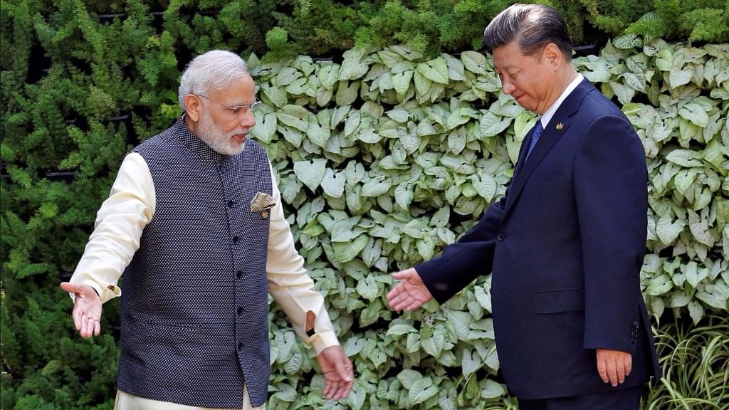 PM Modi with Chinese President Xi Jinping.