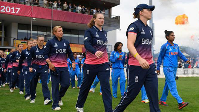 India take on England in the Women’s World Cup Semi-Final on Sunday.