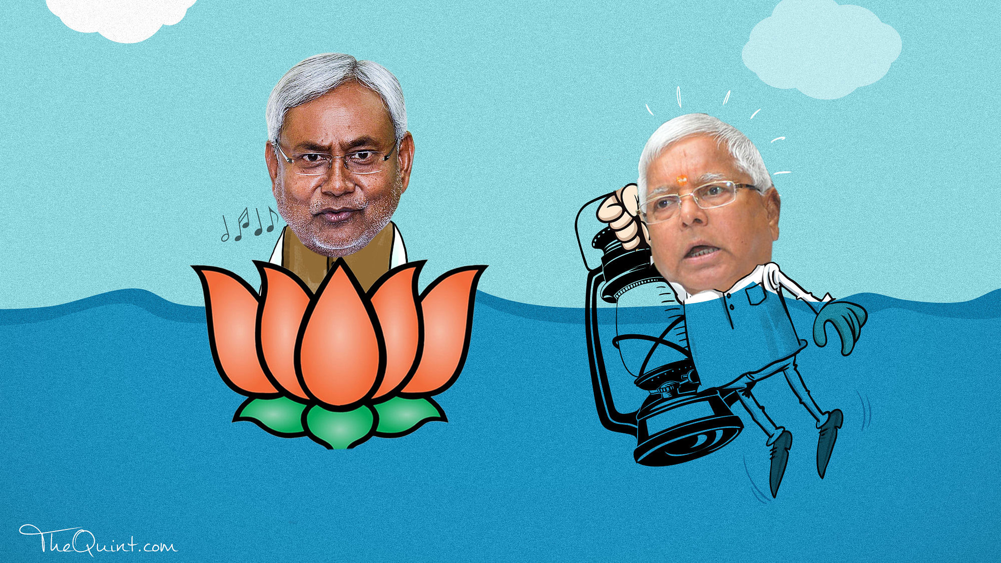 

Nitish has secured his political future by joining the BJP’s bandwagon, as he has realised the strength of Modi wave.