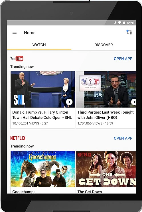 Get Netflix, Amazon Prime and Youtube streaming controls on a single device. 